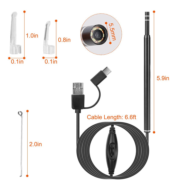 Ear Endoscope Wax Remover