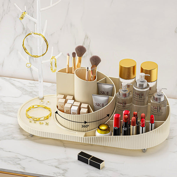 360° Rotating Makeup & Jewelry Organizer