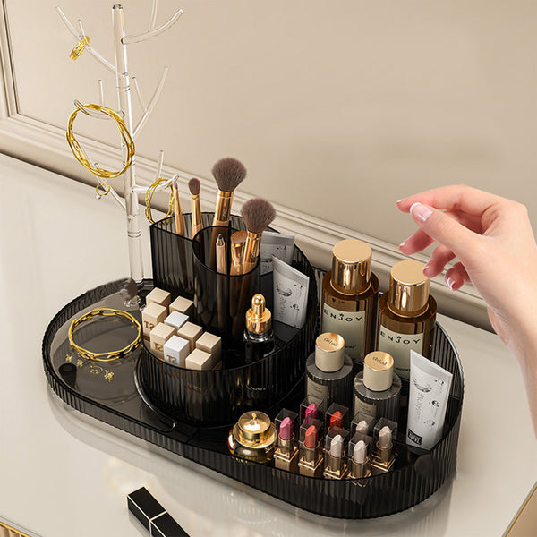 360° Rotating Makeup & Jewelry Organizer