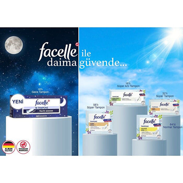 Facelle Pad Normal 64 Pieces