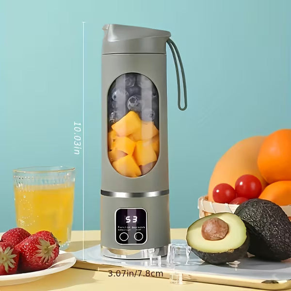 Portable USB Rechargeable Blender – Personal Mini Juicer for Smoothies, Fruit & Vegetable Drinks