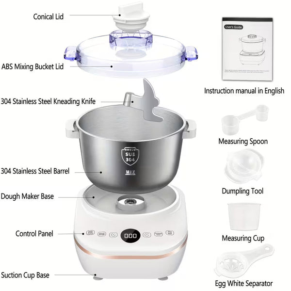 5.2-Quart Electric Dough Maker with Ferment Function