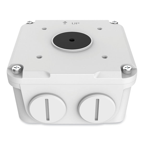 Gyration Bullet Camera Junction Box, 4.09 x 4.09 x 2.19, White