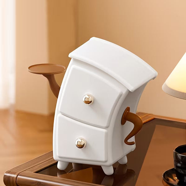 VOIDISLE Desktop Organizer with Folding Drawer – Large Capacity Jewelry, Makeup & Office Storage Cabinet