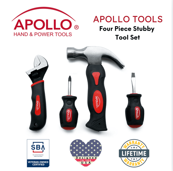 Four Piece Stubby Tool Set - DT0240