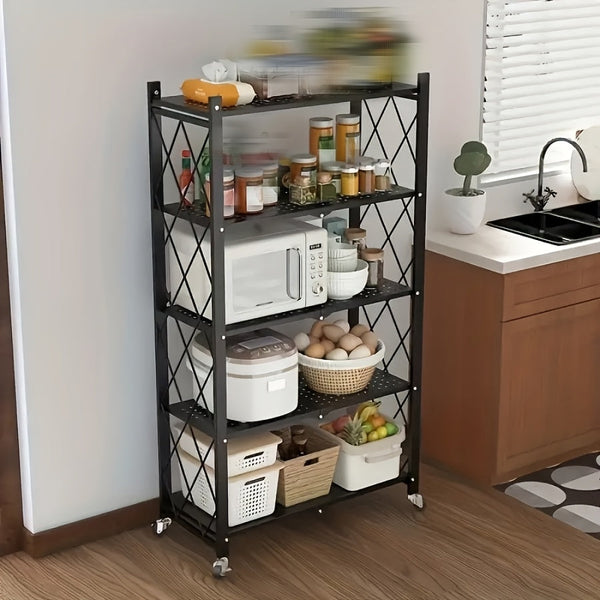 Heavy-Duty Shelving Unit | Metal 3/4/5-Tier Storage Rack