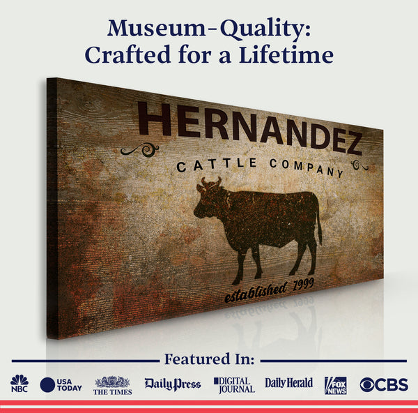 Cattle Company Sign