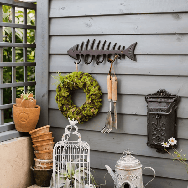 Cast Iron Fishbone Key & Tool Holder