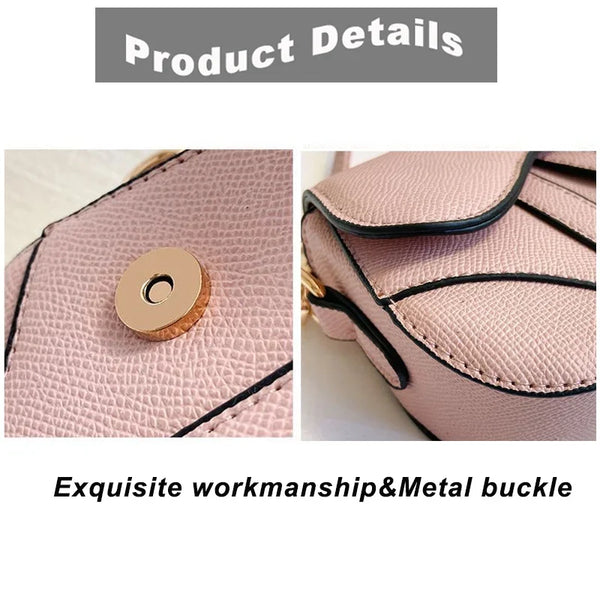 Cute Children Shoulder Bags - Toddler Baby Girls Princess Handbag, PU Mini Saddle Messenger Bags, Coin Purse for Toddlers