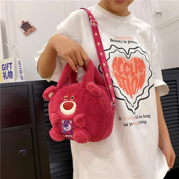 Kawaii Plush Backpack – Cartoon Characters Anime Plush Handbags for Girls, Perfect Gift