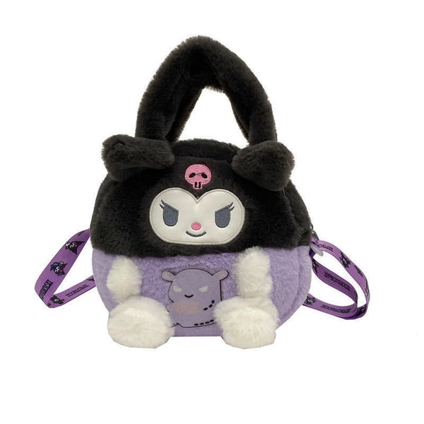 Kawaii Plush Backpack – Cartoon Characters Anime Plush Handbags for Girls, Perfect Gift