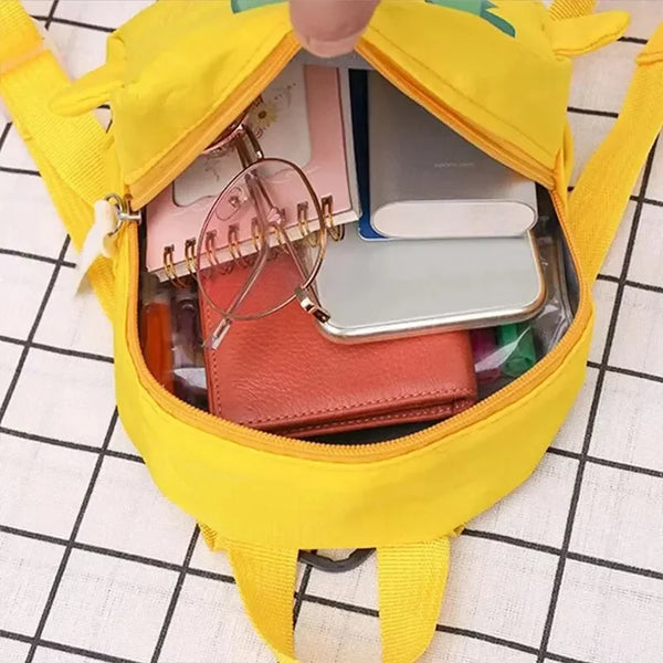 Children’s Cute Cartoon Dinosaur School Bag – Anti-Lost Toddler Backpack for Kindergarten