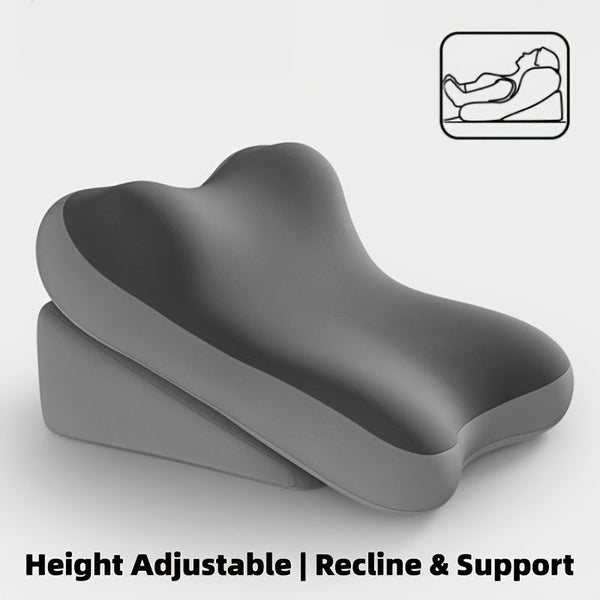 Adjustable Bed Wedge Pillow Memory Foam Backrest Reading Support Cushion