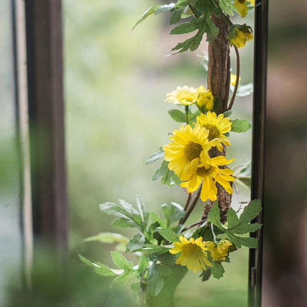Artificial Sunflower Vine 67" Long