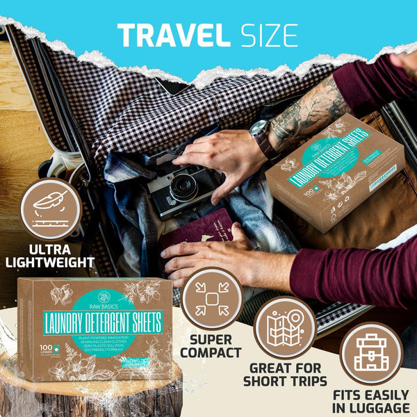 Laundry Sheets Ocean Breeze 100 Loads Zero Waste Plastic Free Natural Soap