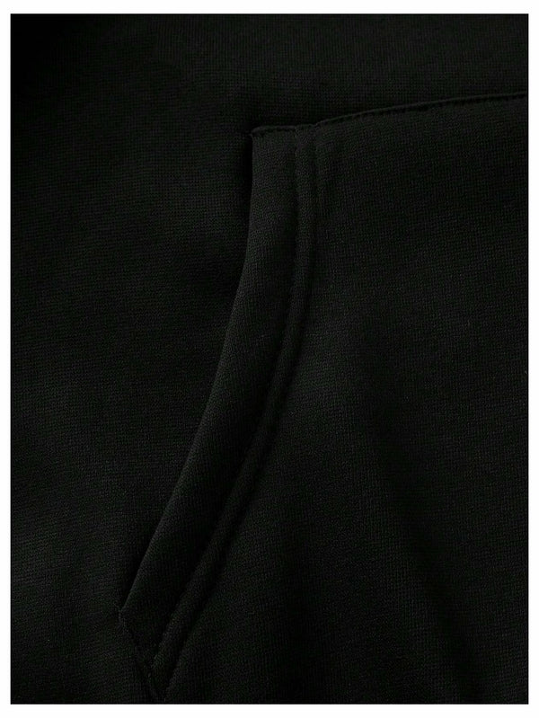 GORGLITTER Women's Halloween Hoodie Black Medium Oversized Sweatshirt