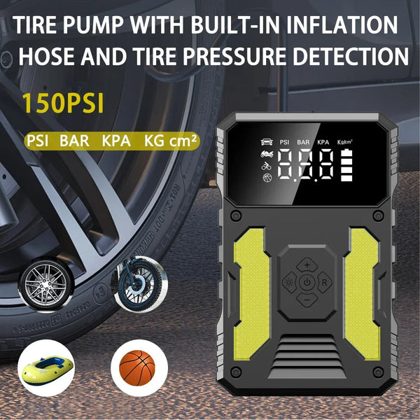12V Lithium  Booster Jump Starter and Air Compressor