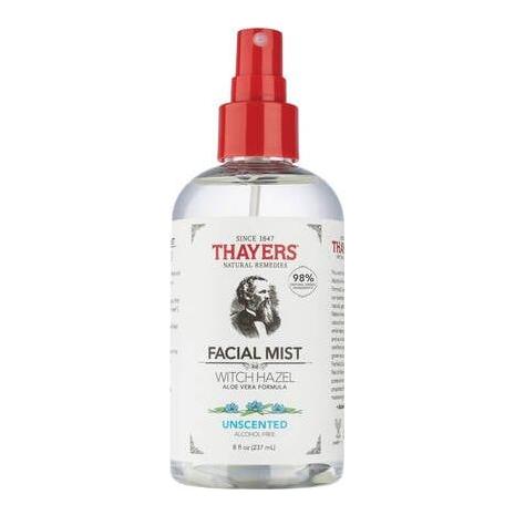 Thayers Facial Mist Unscented Witch Hazel 8 oz