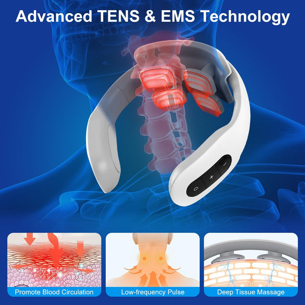4 Head EMS Neck Massager