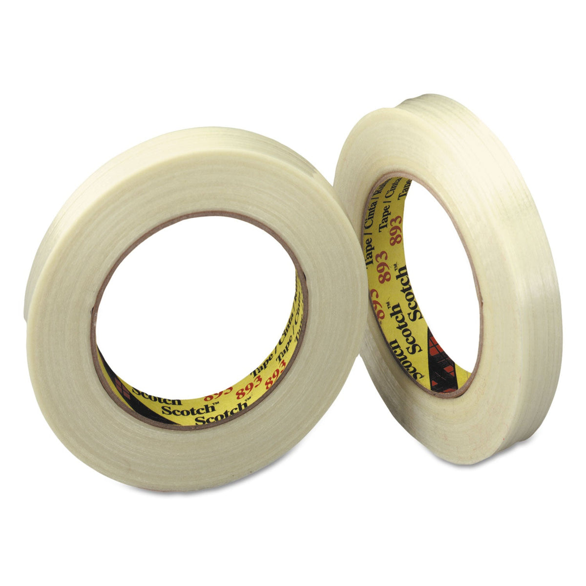 Scotch General-Purpose Glass Filament Tape, 3" Core, 24 mm x 55 m, Clear
