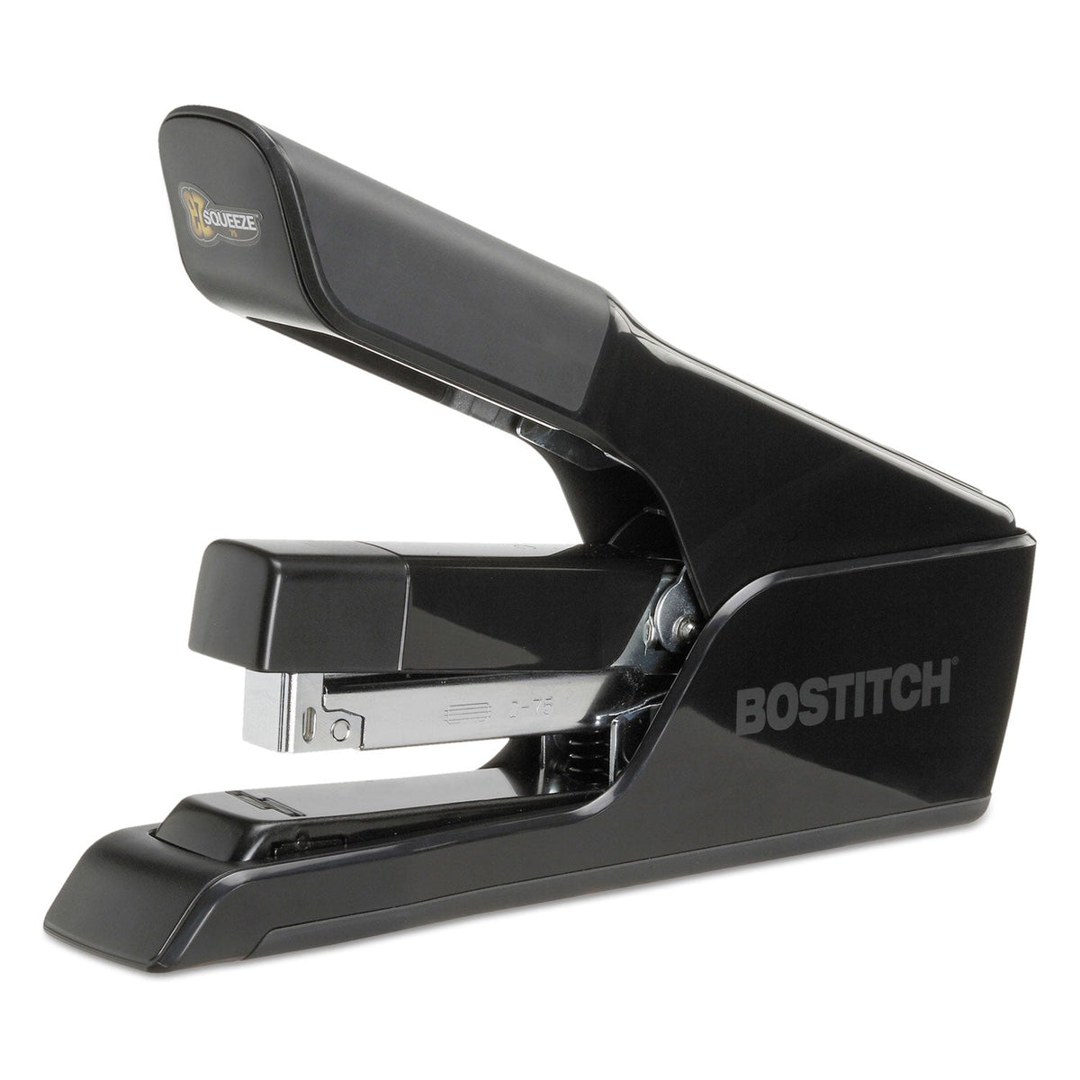 Bostitch EZ Squeeze 75 Stapler, 75-Sheet Capacity, Black