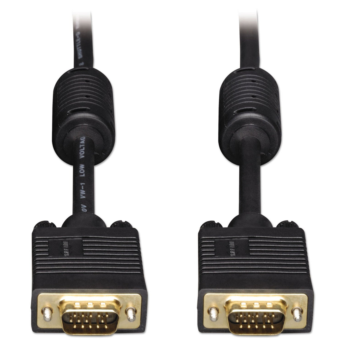 Tripp Lite VGA Coaxial High-Resolution Monitor Cable with RGB Coaxial, 6 ft, Black