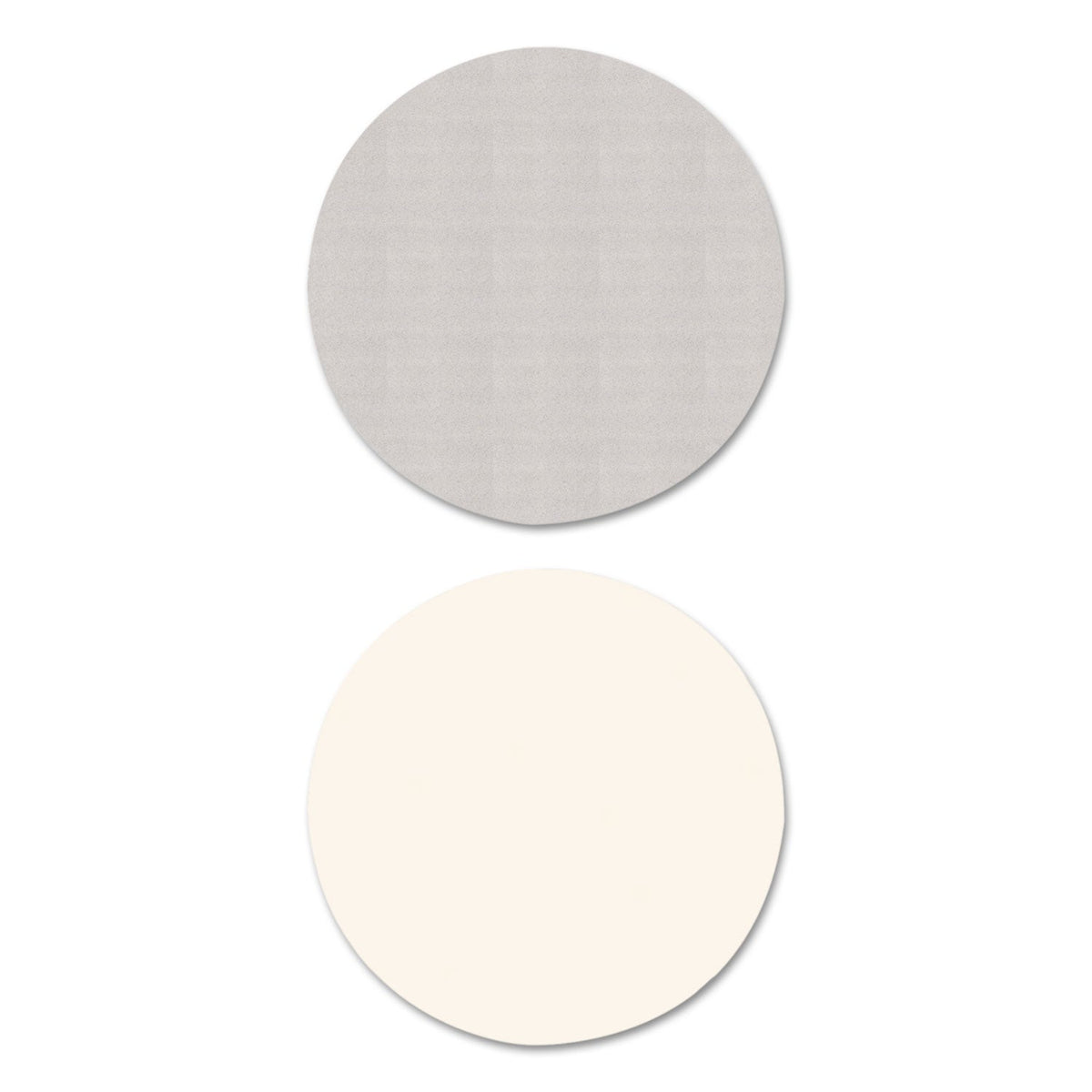 Alera Reversible Laminate Table Top, Round, 35.5" Diameter, White/Gray