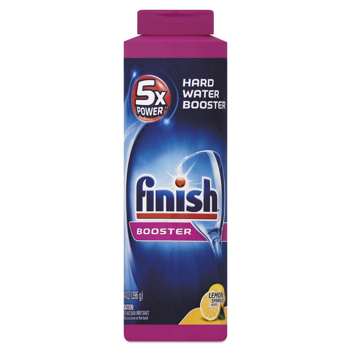 FINISH Hard  Water Detergent Booster, 14 oz Bottle, 6/Carton