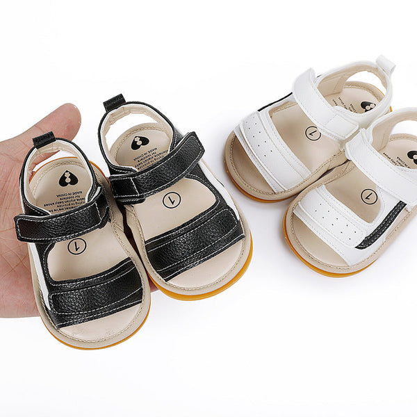 0-3-6-9-12 Months Summer Boy Baby Sandals Indoor Rubber Sole Baby Shoes