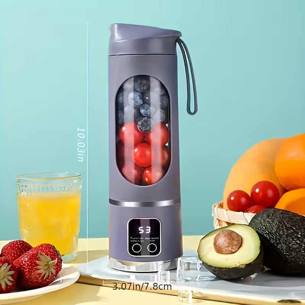 Portable USB Rechargeable Blender – Personal Mini Juicer for Smoothies, Fruit &amp; Vegetable Drinks
