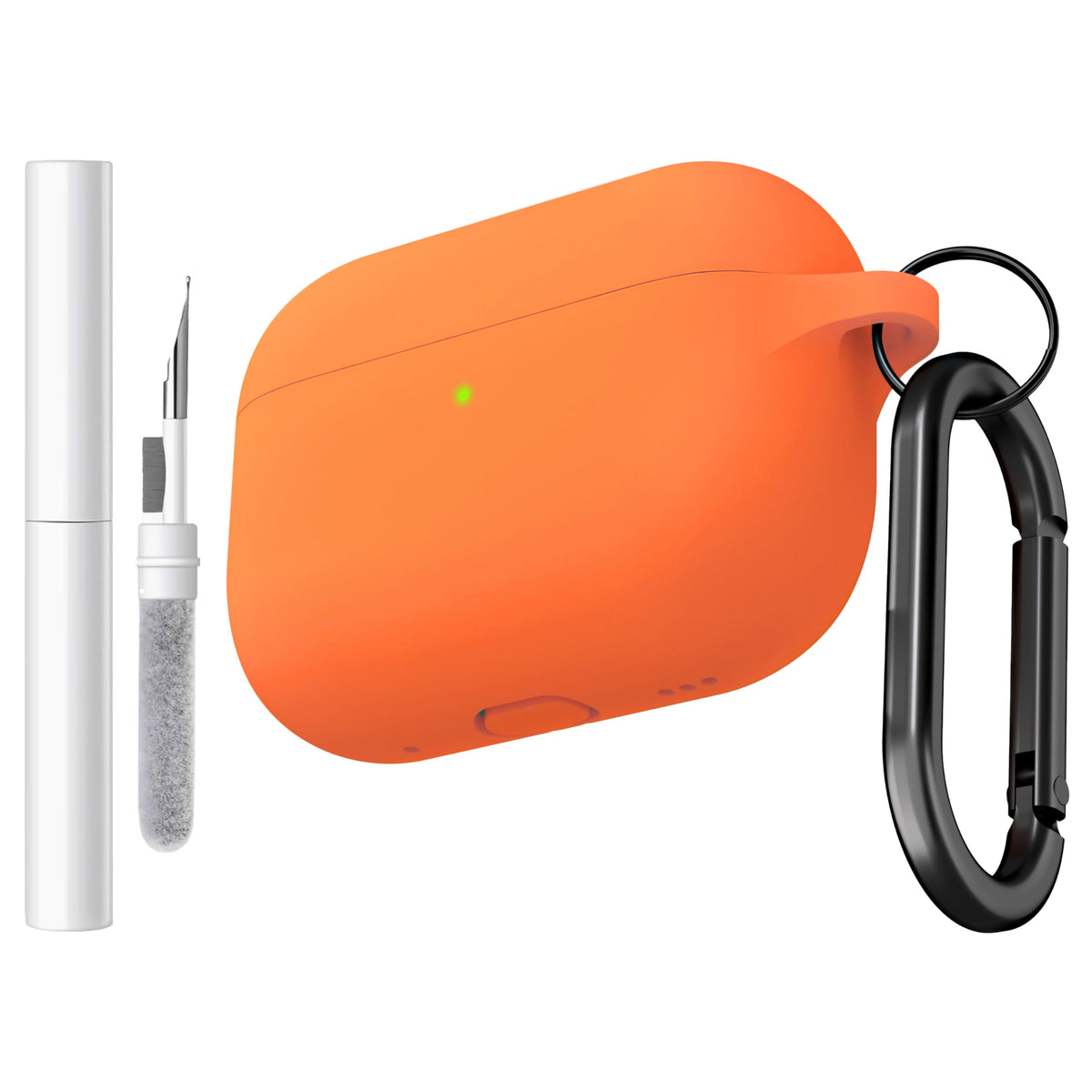 Brujula Silicone Case for AirPods Pro 3rd Gen 2025 Orange Protective Cover