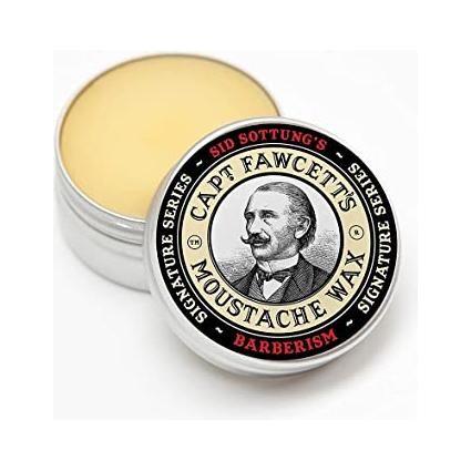 Captain Fawcett's Gentlemans BIG PEAT Islay Malt Whisky Moustache Wax 15ml