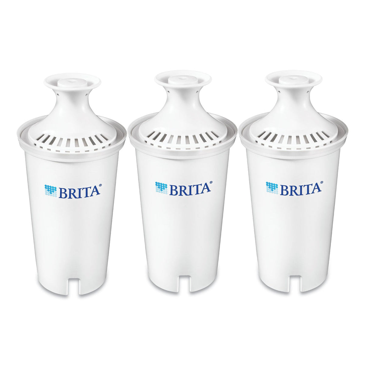 Brita Water Filter Pitcher Advanced Replacement Filters, 3/Pack, 8 Packs/Carton