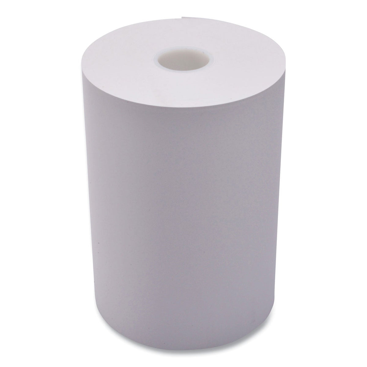 Iconex Impact Bond Paper Rolls, 1-Ply, 3.25" x 243 ft, White, 4/Pack