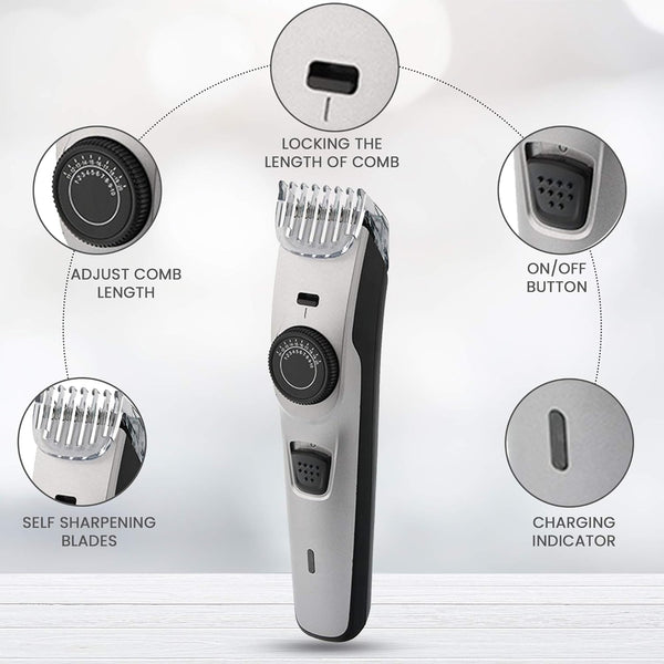Cordless Electric Beard Grooming Kit