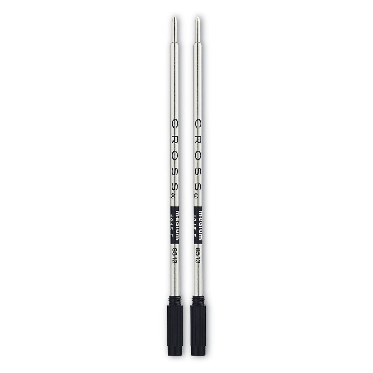 Cross Refills for Cross Ballpoint Pens, Medium Conical Tip, Black Ink, 2/Pack