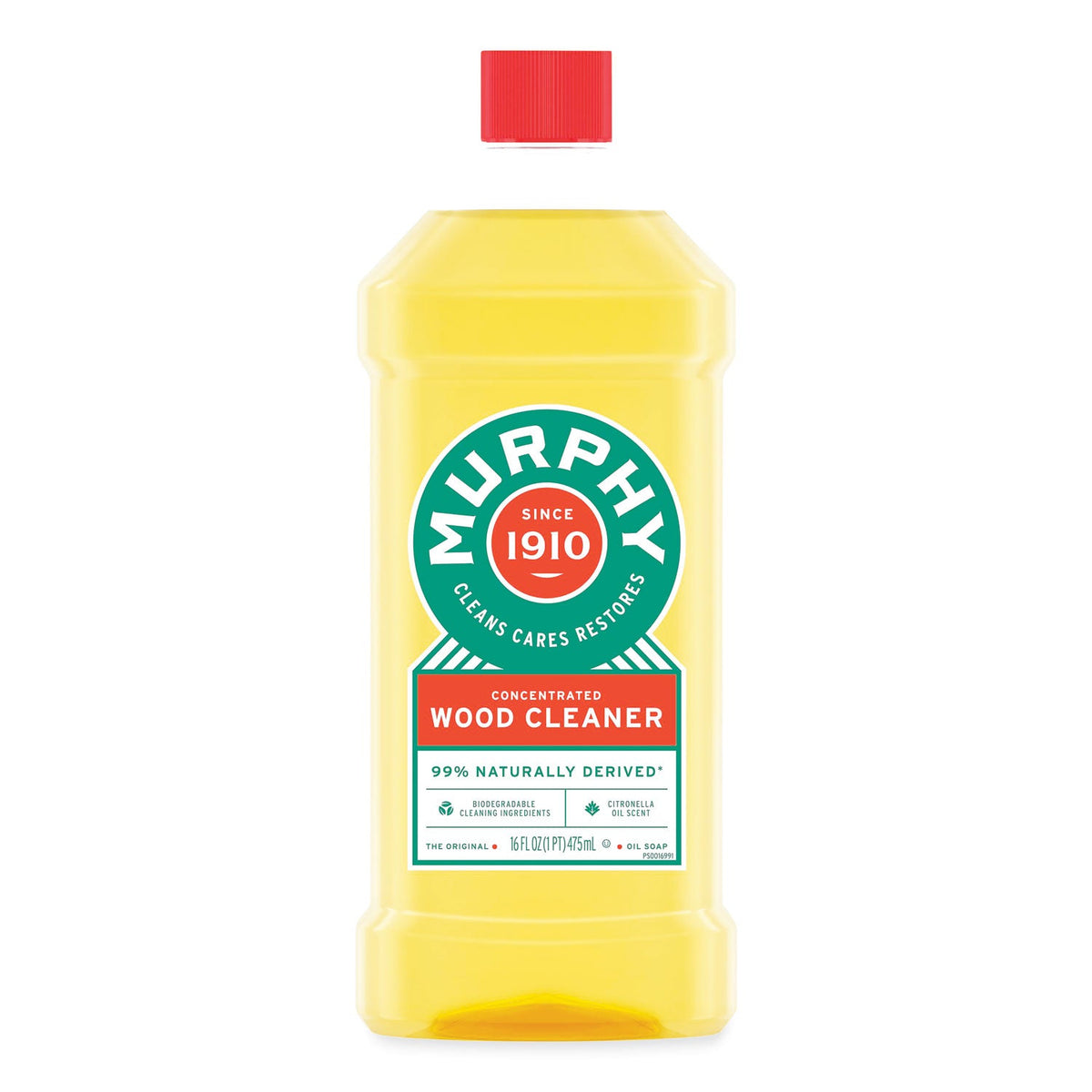 Murphy Oil Soap Concentrate, Fresh Scent, 16 oz Bottle, 9/Carton