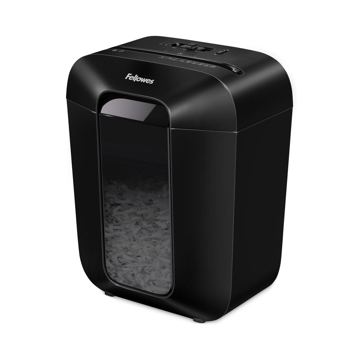 Fellowes Powershred LX45 Cross-Cut Shredder, 8 Manual Sheet Capacity