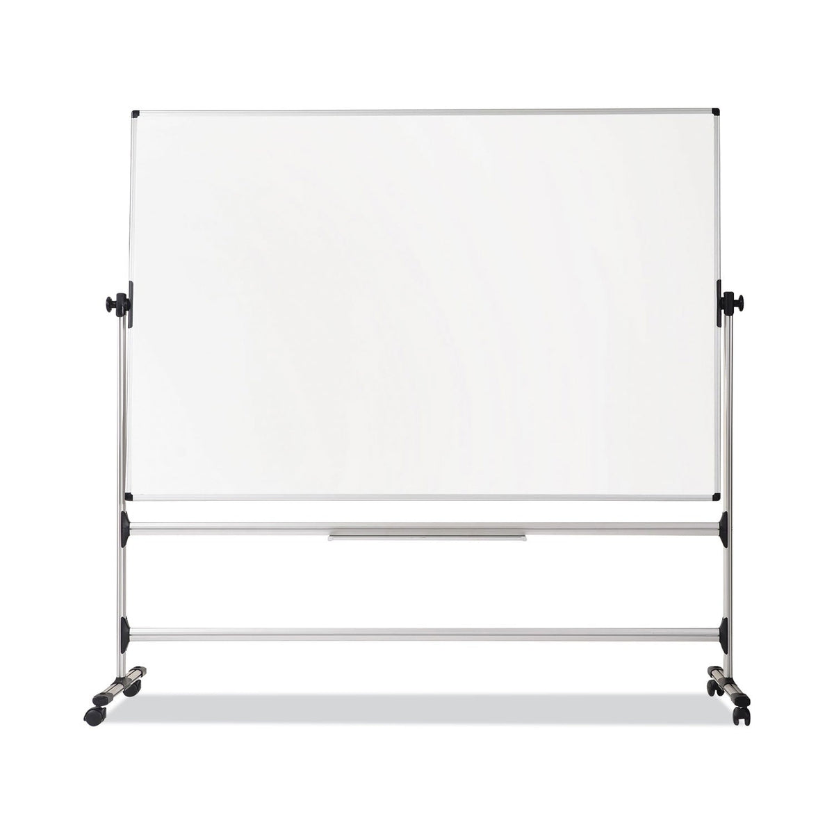MasterVision Earth Silver Easy Clean Revolver Dry Erase Board,48x70, White, Steel Frame