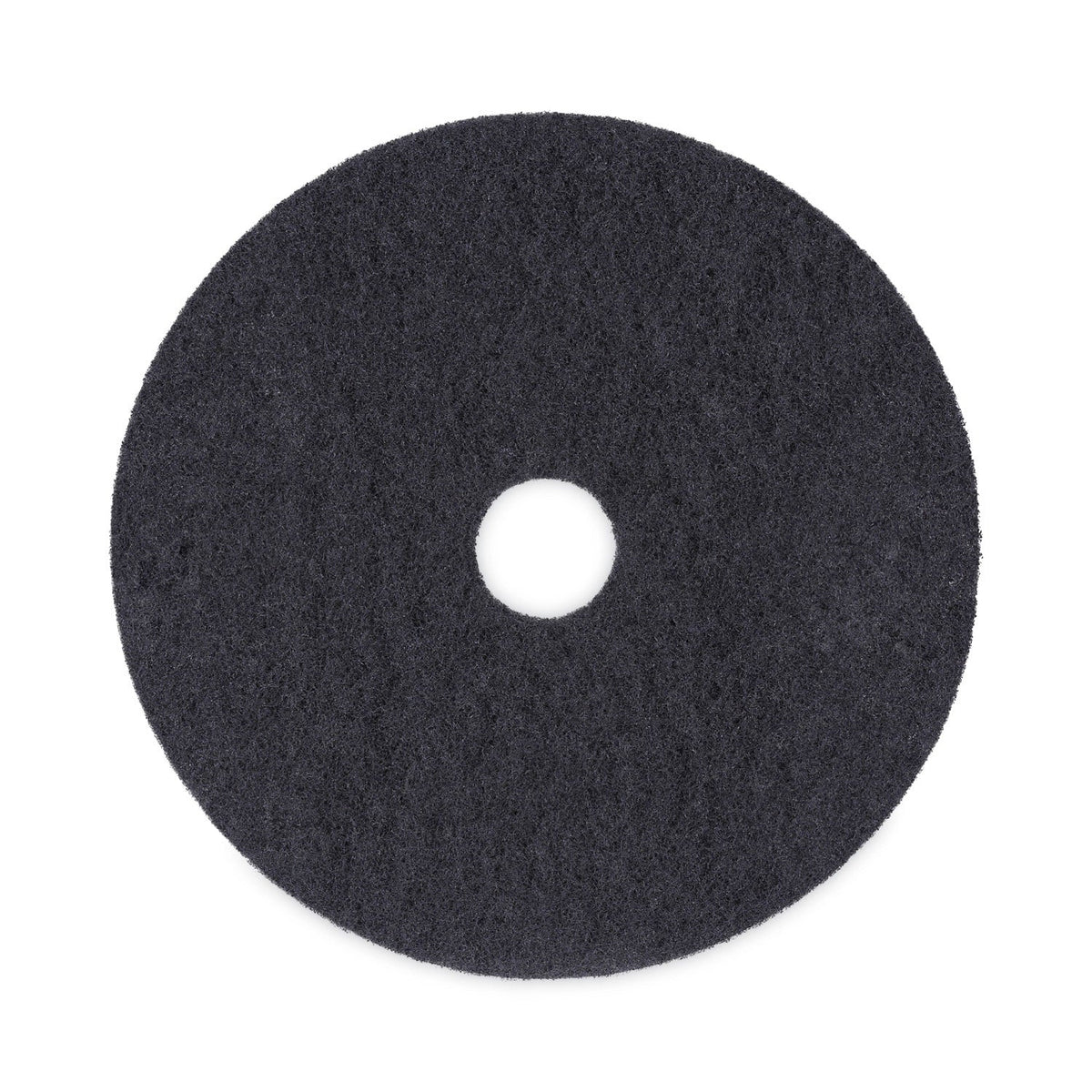 Boardwalk Stripping Floor Pads, 20" Diameter, Black, 5/Carton
