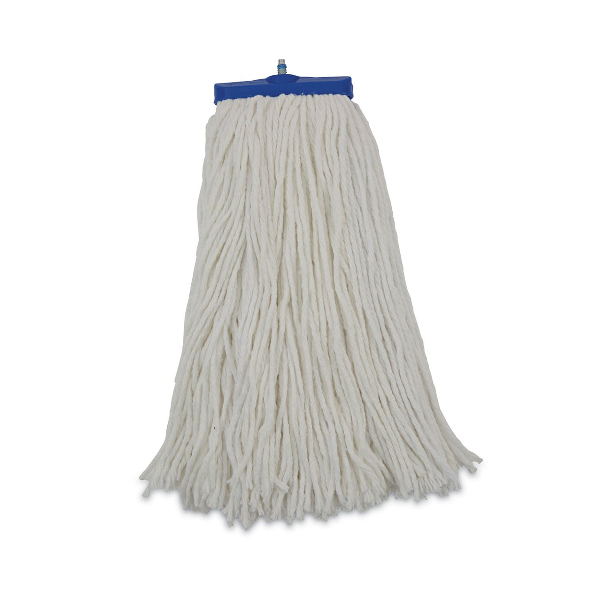 Boardwalk Cut-End Lie-Flat Mop Head, Rayon, 16oz, White, 12/Carton