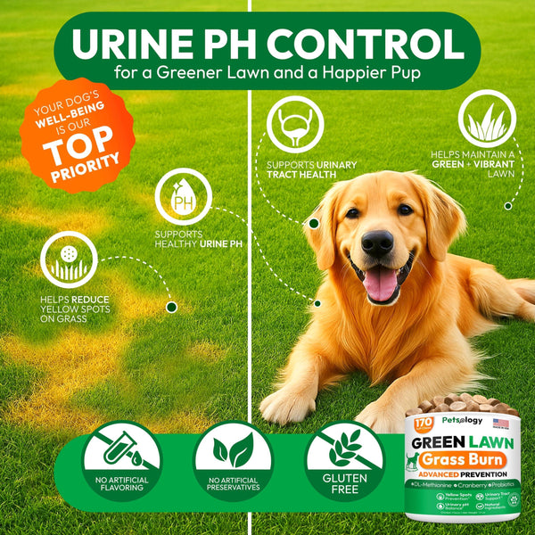Dog Urine Neutralizer Lawn Chews Probiotics & Digestive Enzymes
