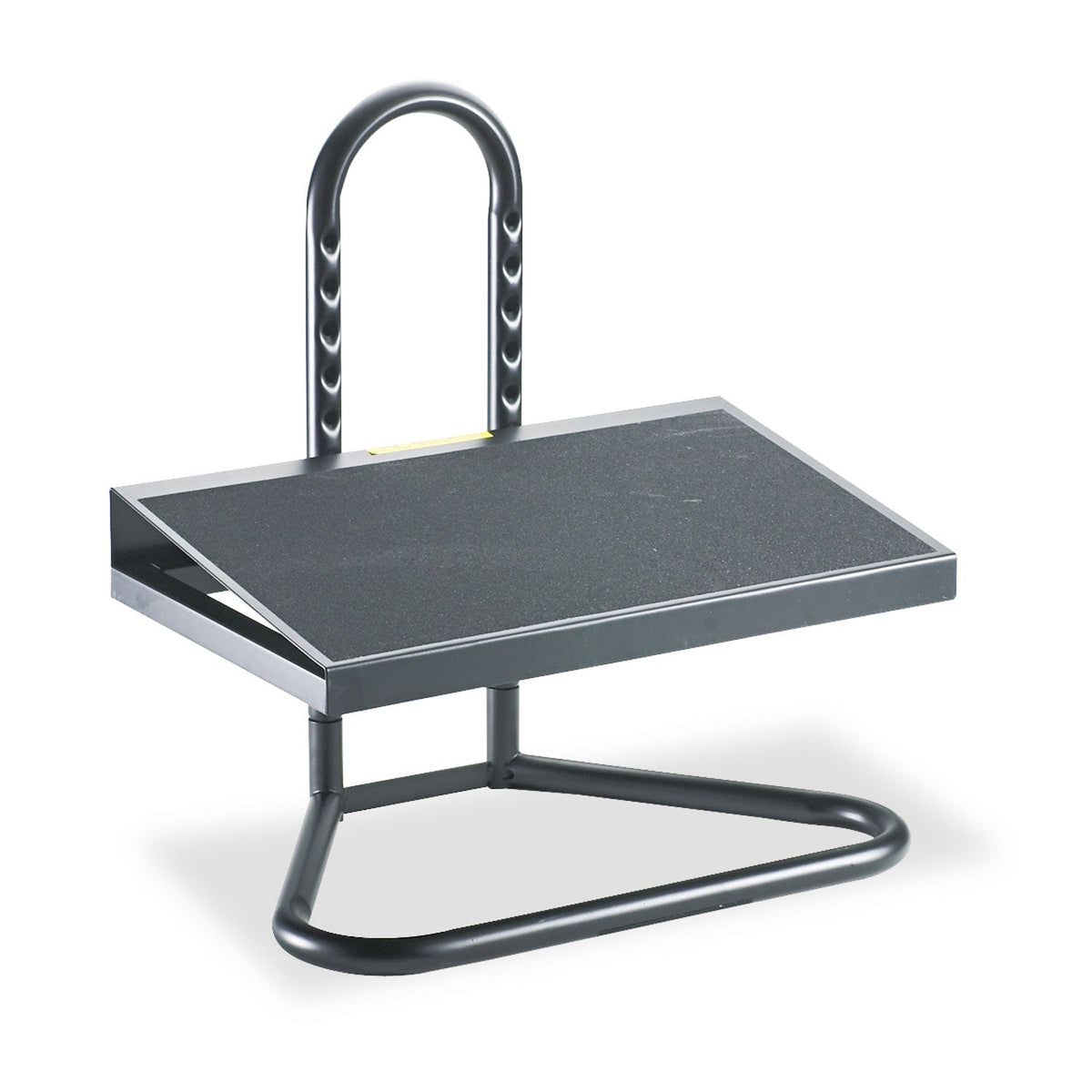 Safco Task Master Adjustable Height Footrest, 20w x 12d x 5.5 to 15h, Black