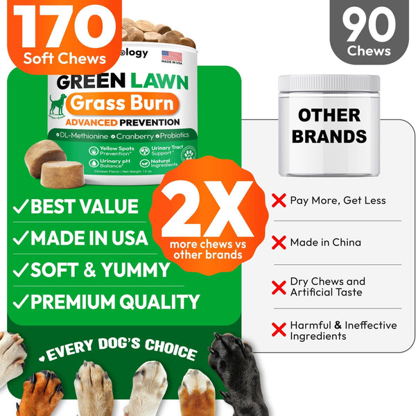 Dog Urine Neutralizer Lawn Chews Probiotics & Digestive Enzymes