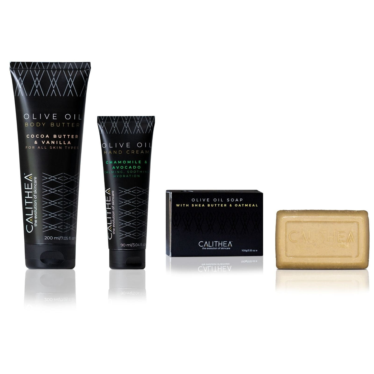Silky Skin Set w/ All Natural Shea Butter & Oatmeal Soap