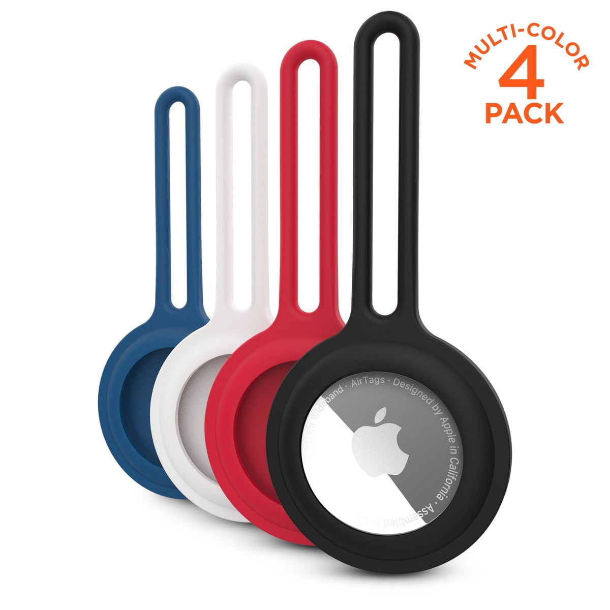 AirCover Silicone Loop for AirTag 4 Pack