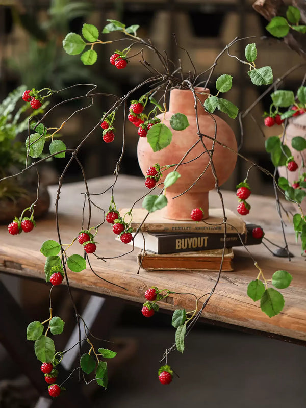 Wild Red Berry Vine – 39.8"