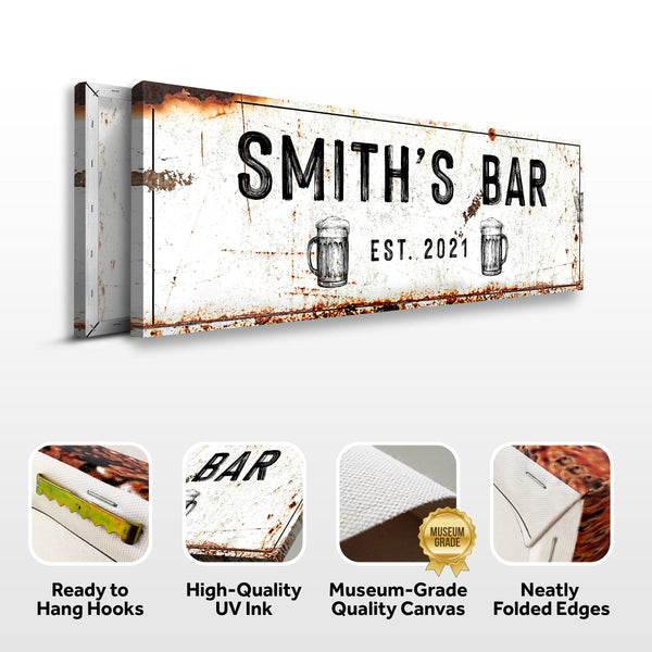 Family Bar Rustic Sign