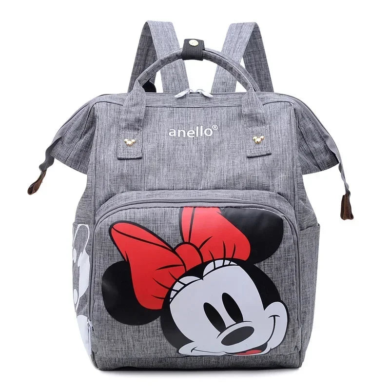 Cartoon Mouse Backpack – Cartoon Diaper Bag, Large Capacity Storage Bag for Mother & Baby, Schoolbag for Boys & Girls