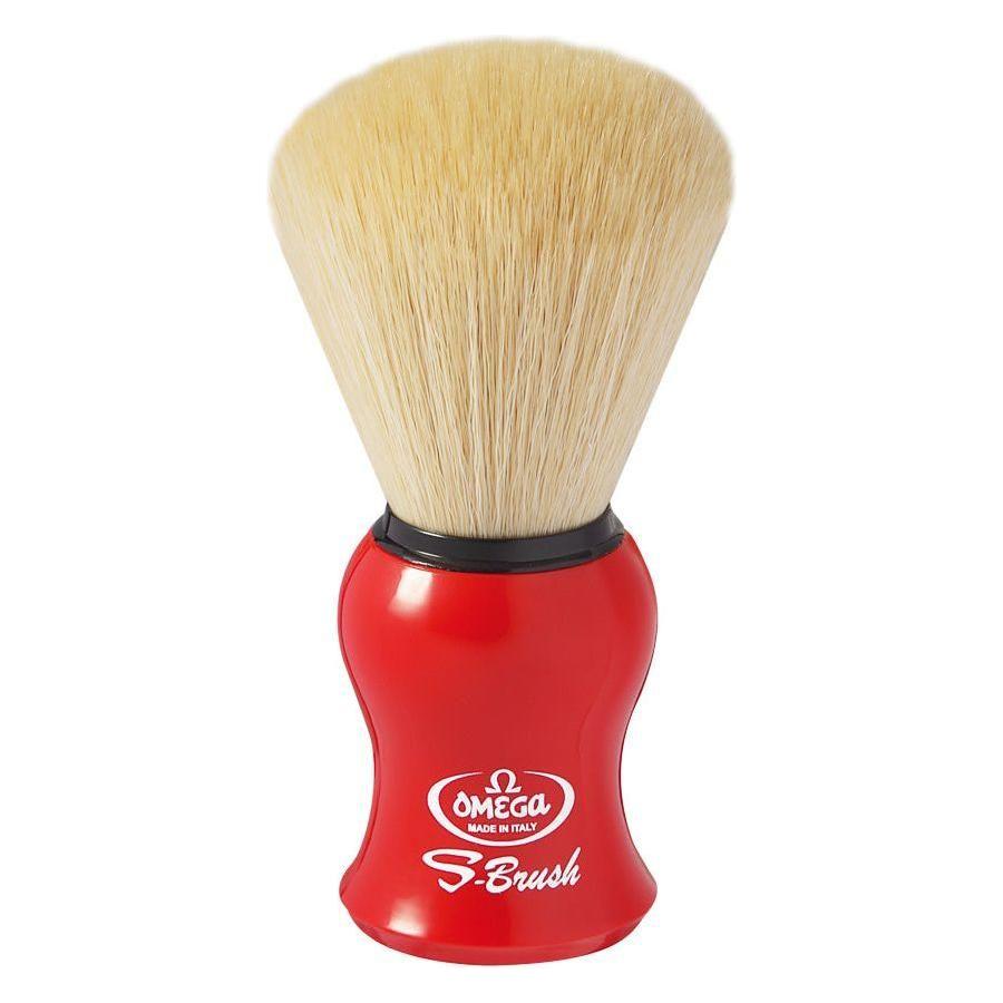 Omega Brush Synthetic Fiber Shaving Brush #10065 (Assorted Colors)